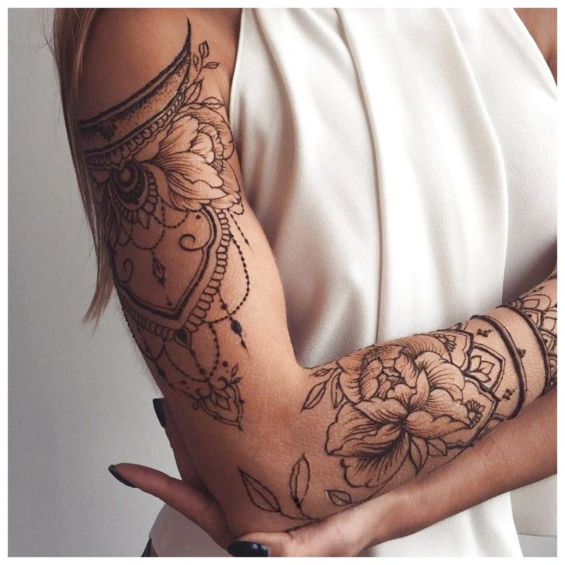 Full arm tattoo