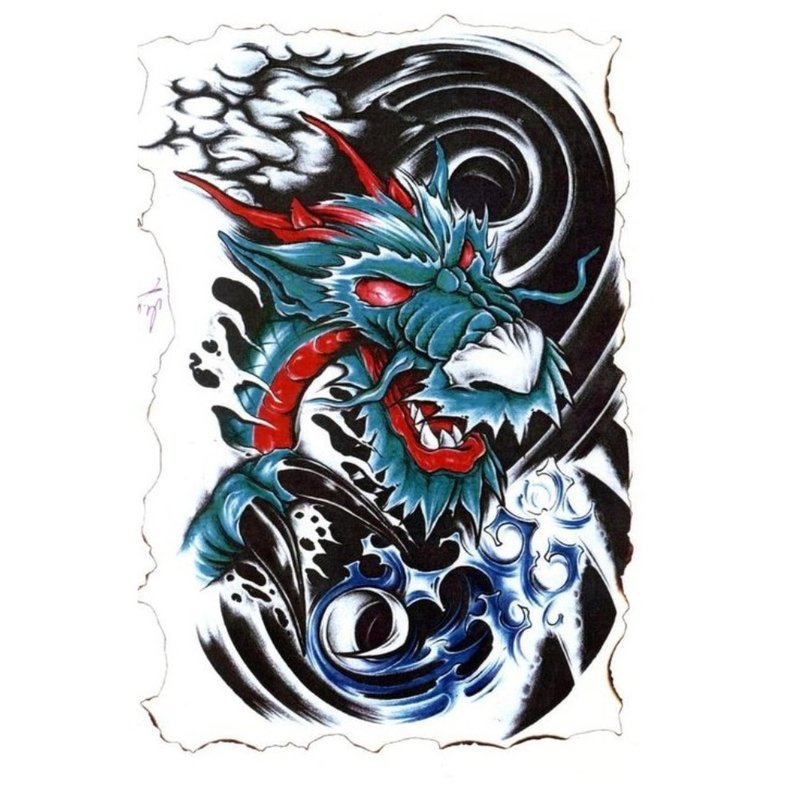 Tattoo sketch - dragon