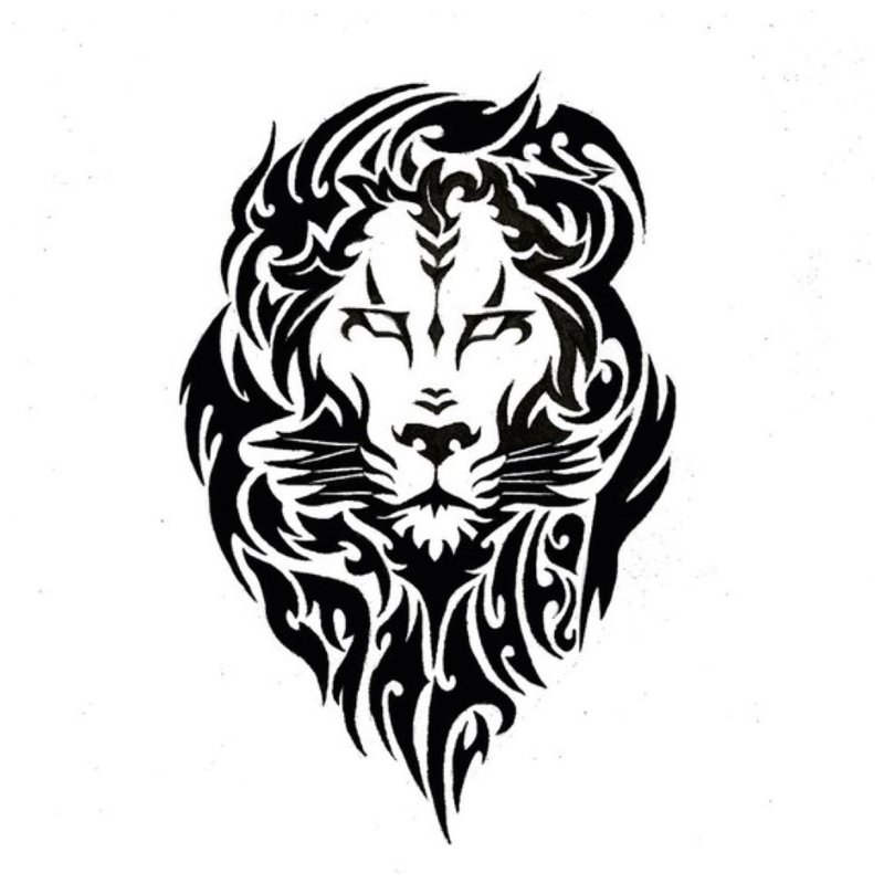 Lion - sketch for tattoo