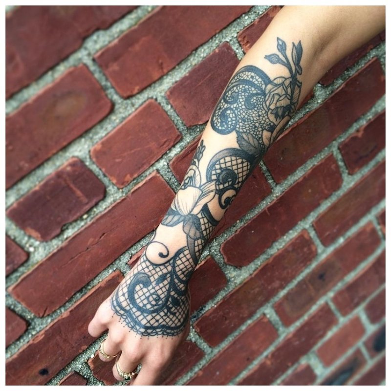 Dark Full Arm Tattoo