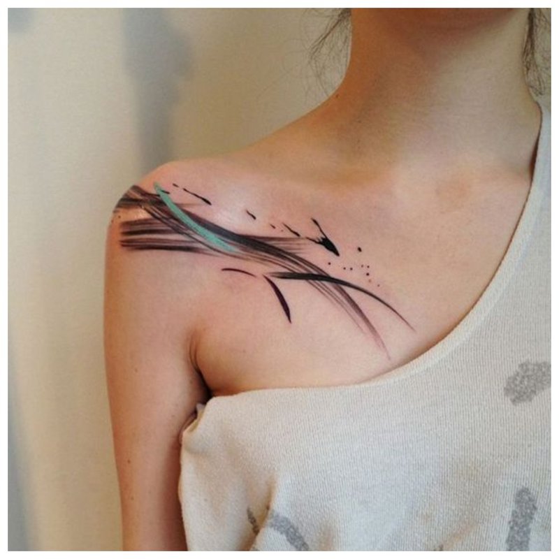 Original clavicle tattoo