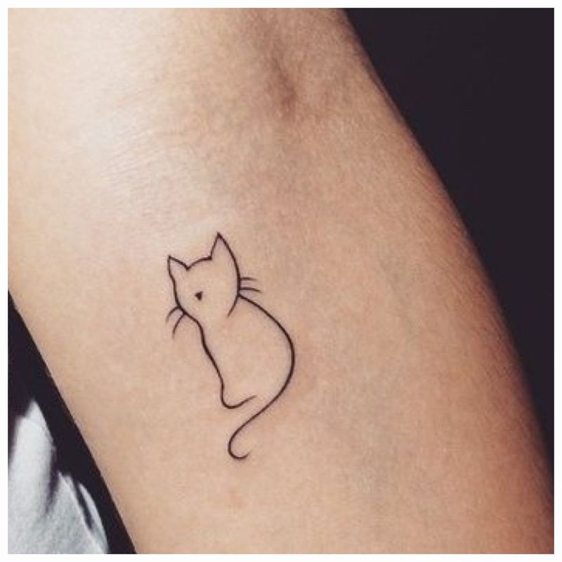 Animal tattoo silhouette