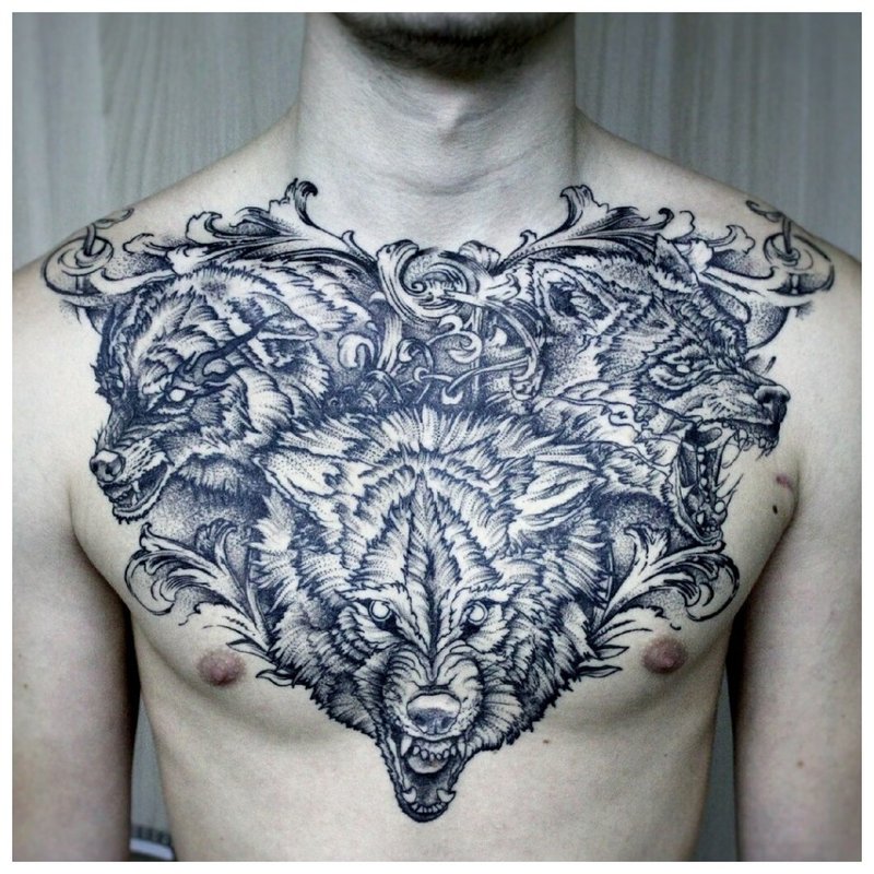 Full Tattoo Wolf Tattoo