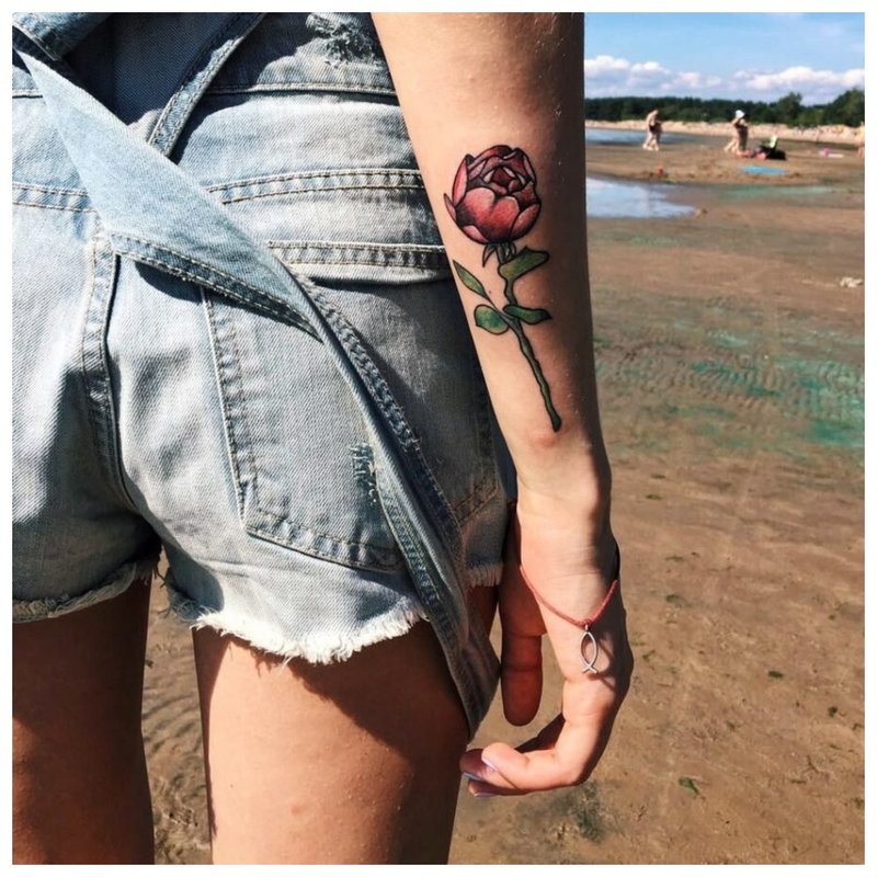 Rose - beautiful tattoo