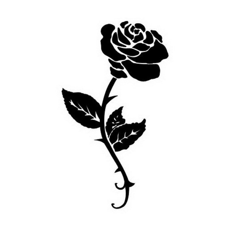 Rose - sketch of a tattoo