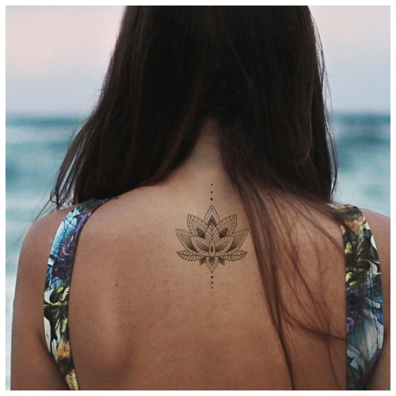 Beautiful tattoo on the back