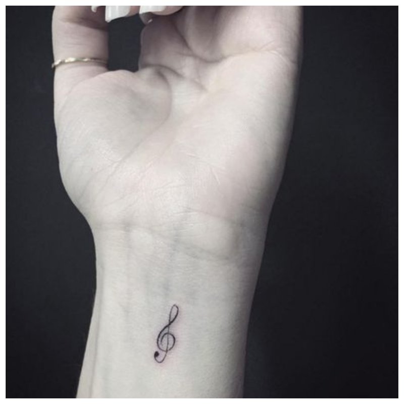 Small wrist tattoo