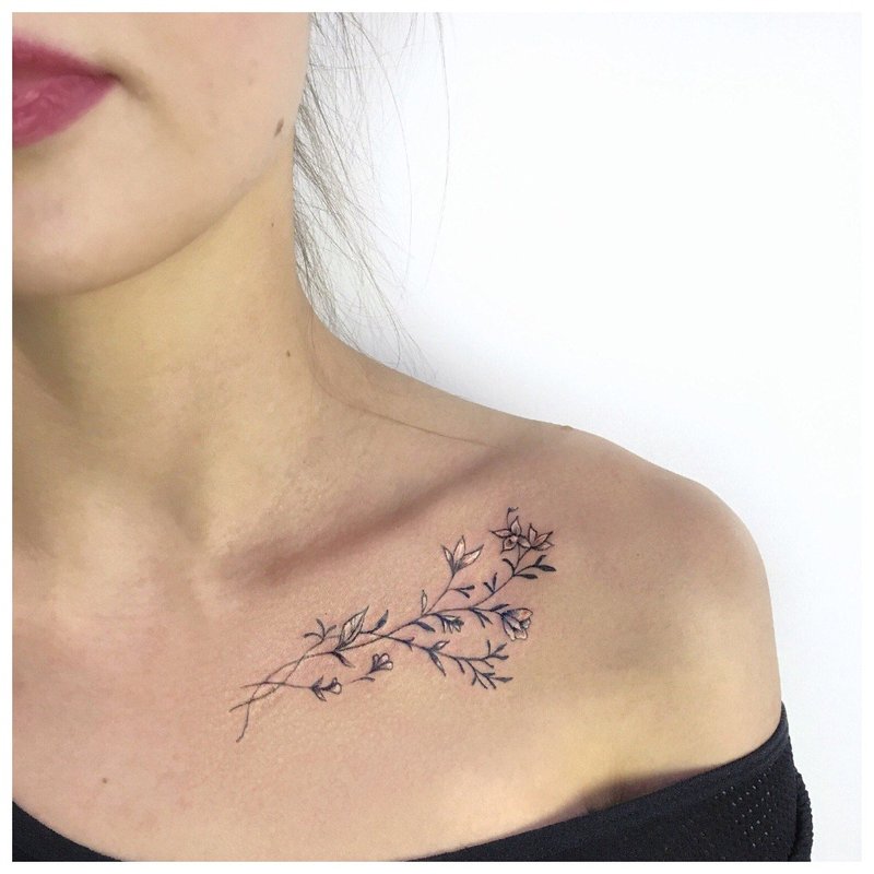 Clavicle Tattoo