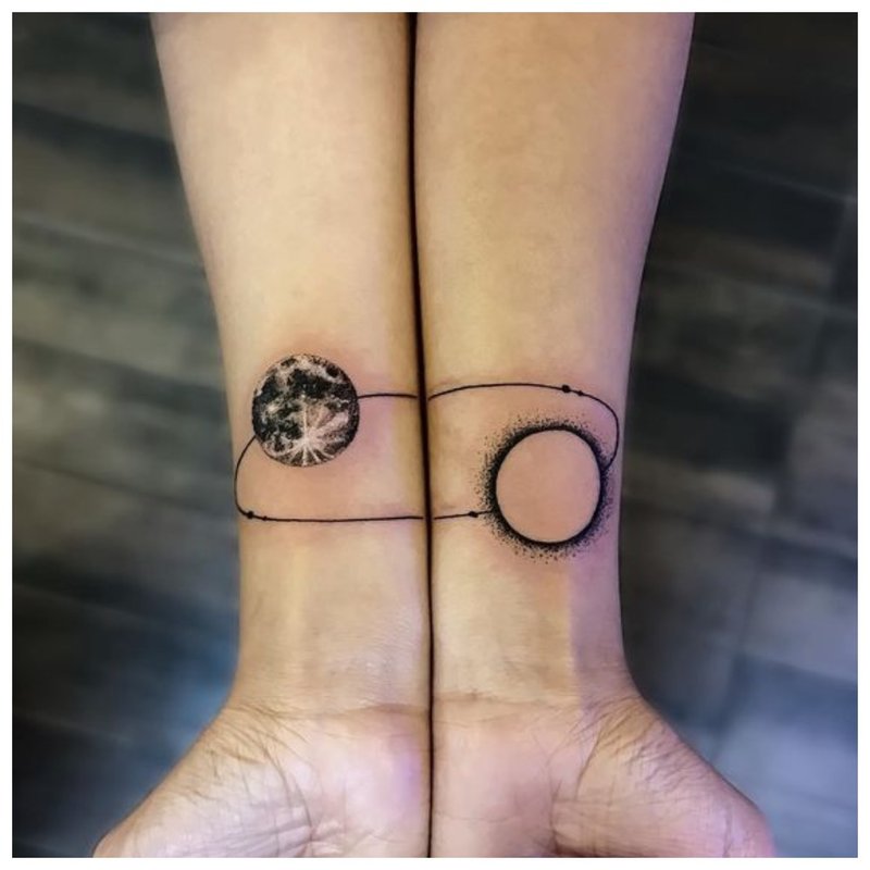 Astrological theme for tattoo