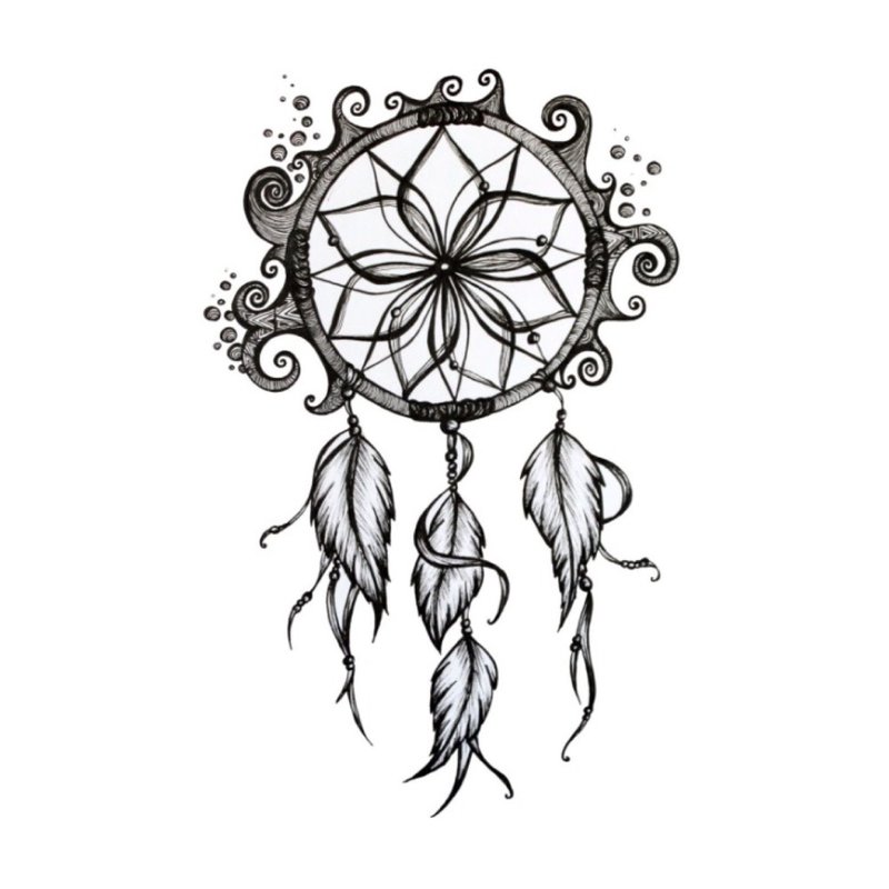 Amulet - sketch for tattoo