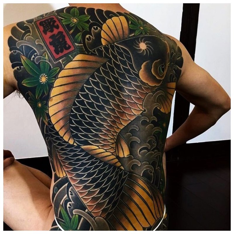 Oriental Tattoo on the back