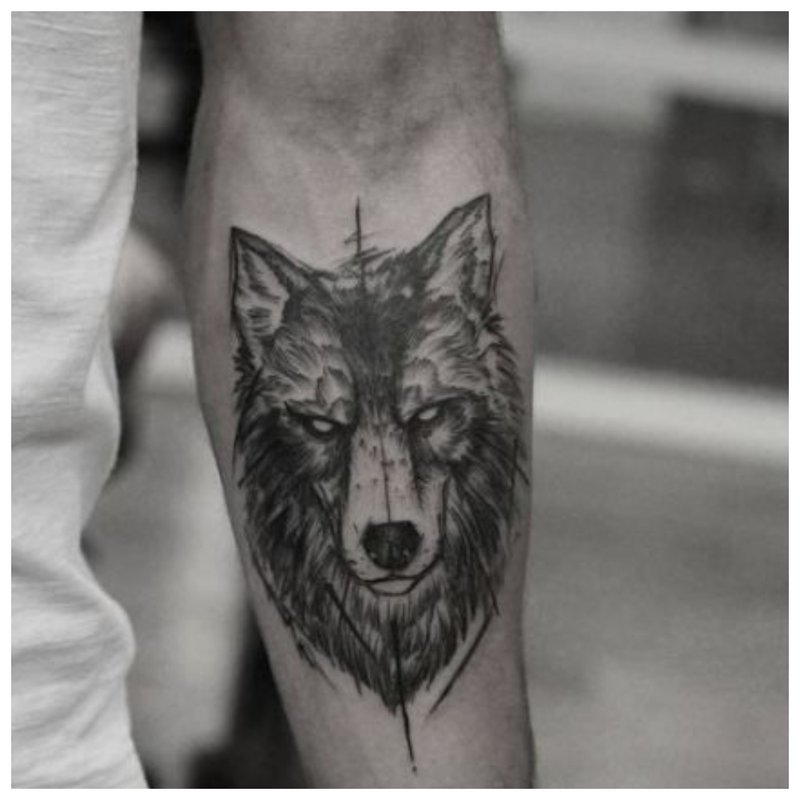 Wolf tattoo