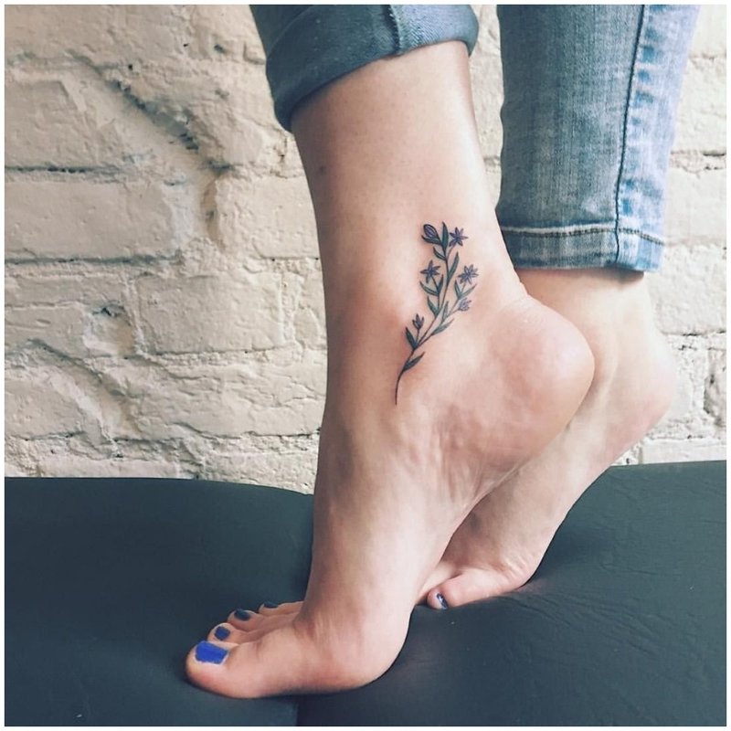 Ankle Mini Tattoo