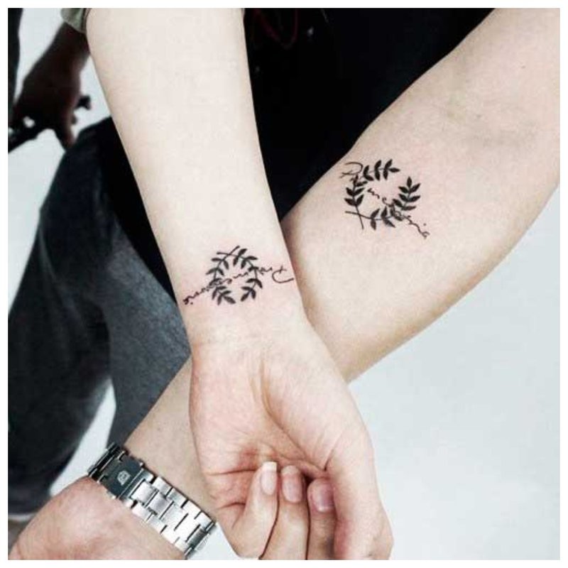 Double tattoo for couples