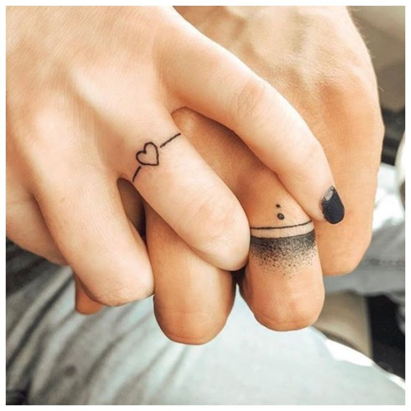 Double tattoo for lovers