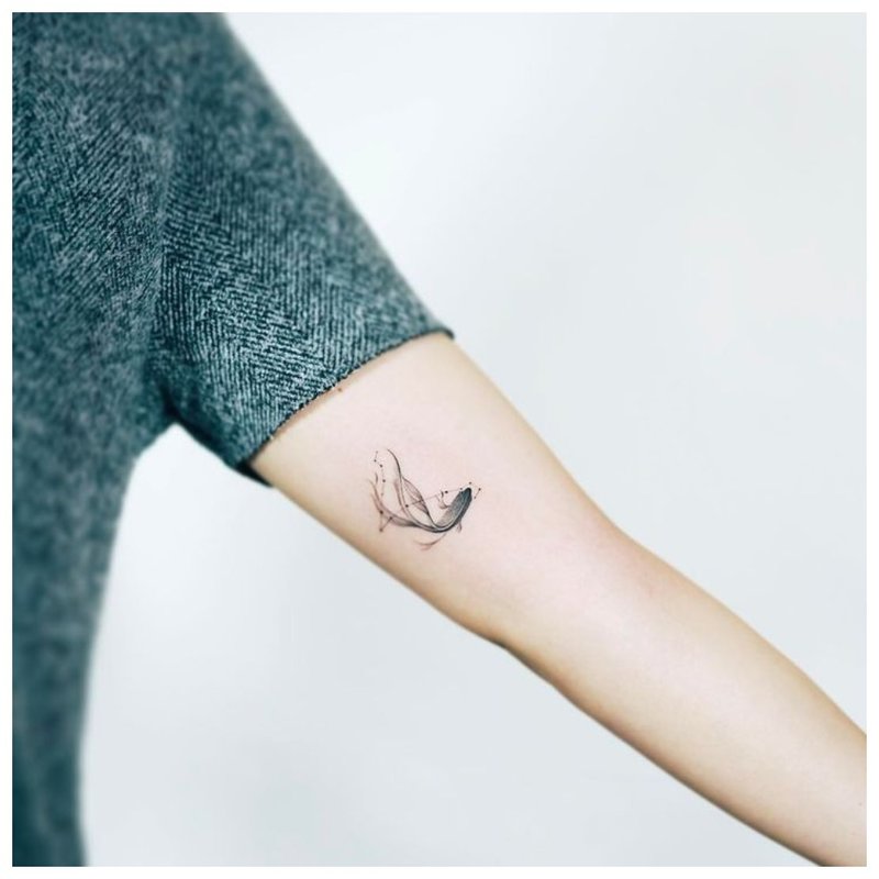 Beautiful fish tattoo