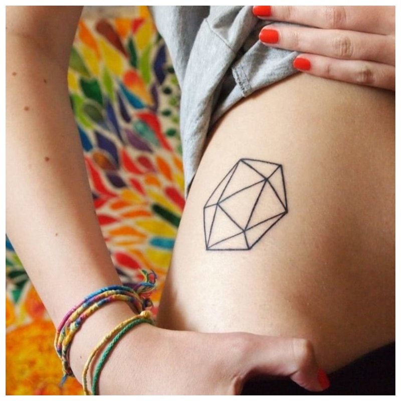 Geometric figure - tattoo