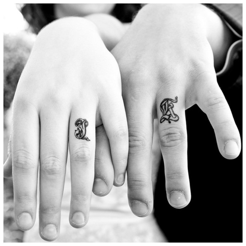 Finger tattoo