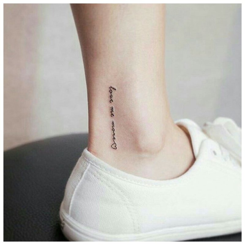 Cute leg tattoo