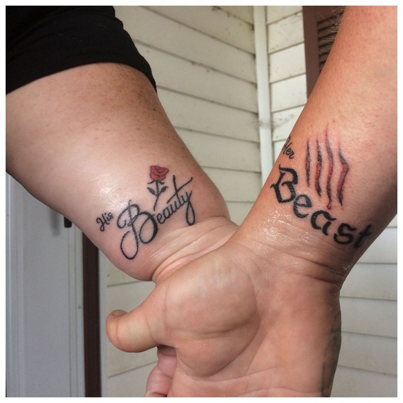 Beautiful double tattoos for lovers: 100 ideas