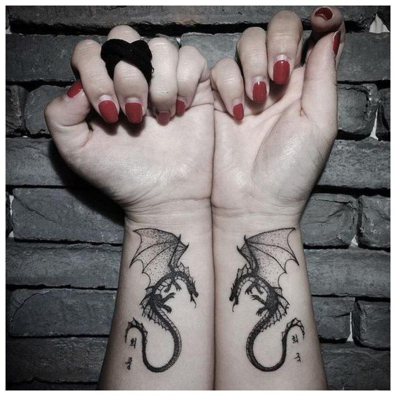 Dragons - original tattoo