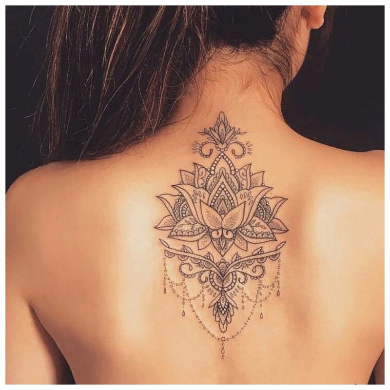 Oriental back tattoo