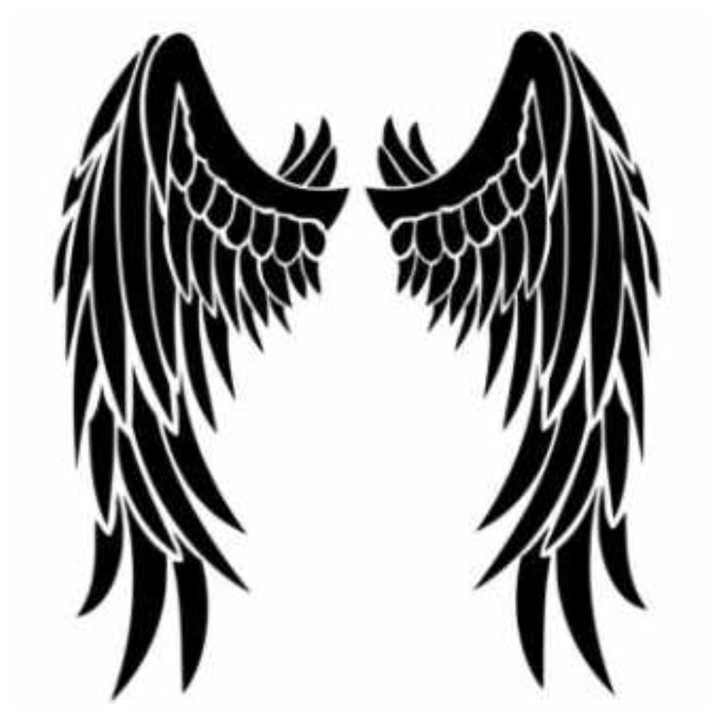 Angel Wings - tattoo sketch