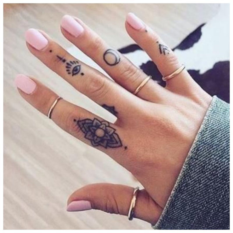 Finger tattoo