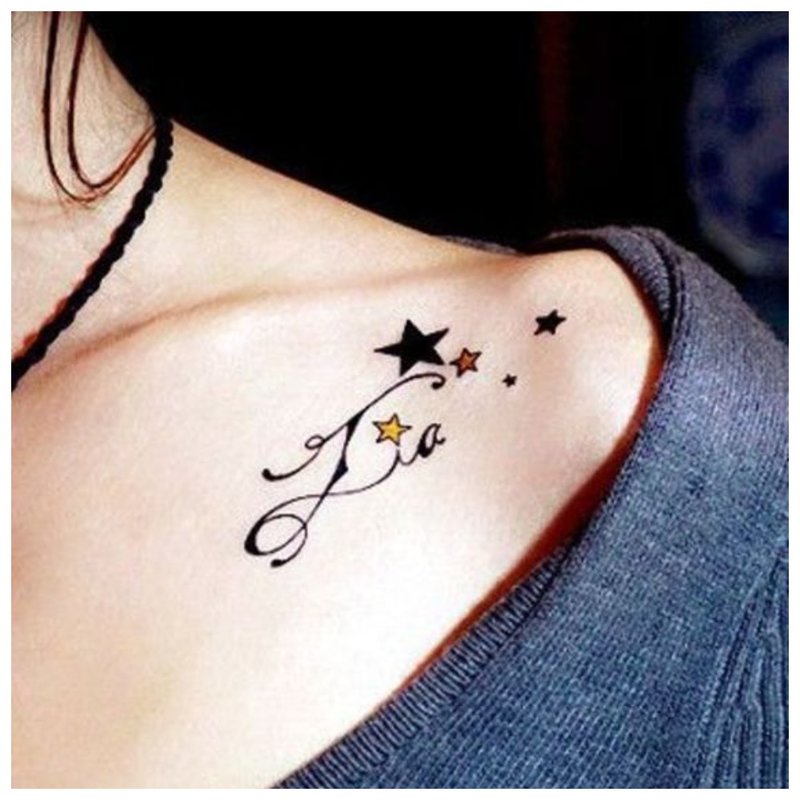 Original clavicle tattoo