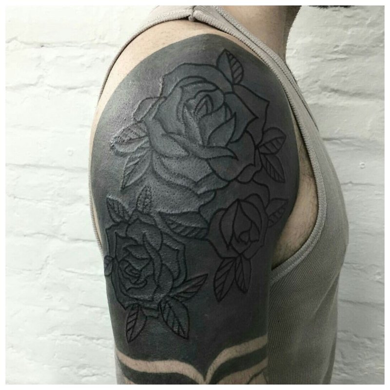 Blackwork Rose