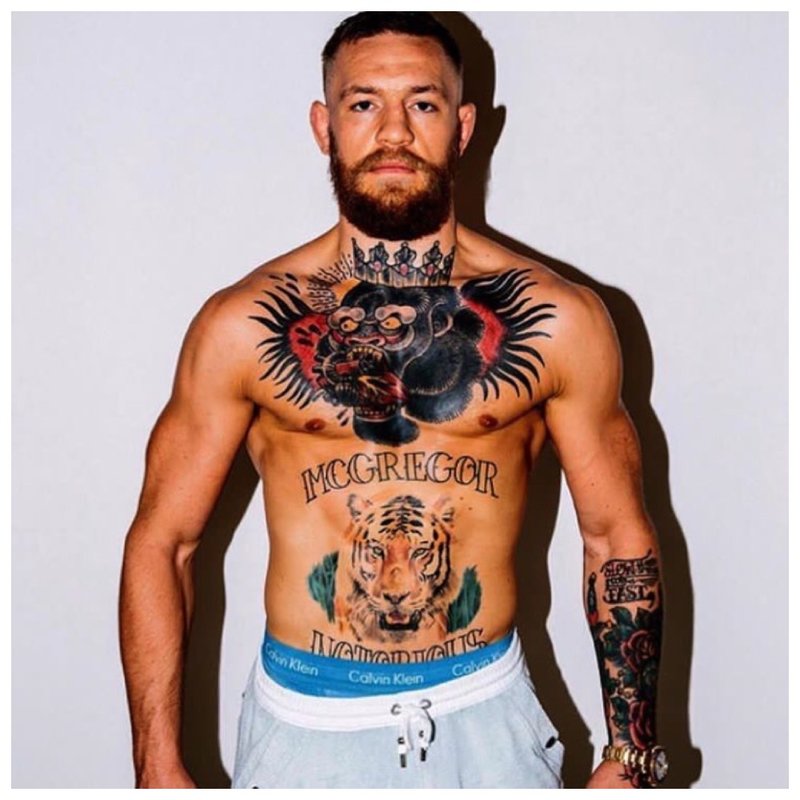 Conor McGregor - chest tattoo