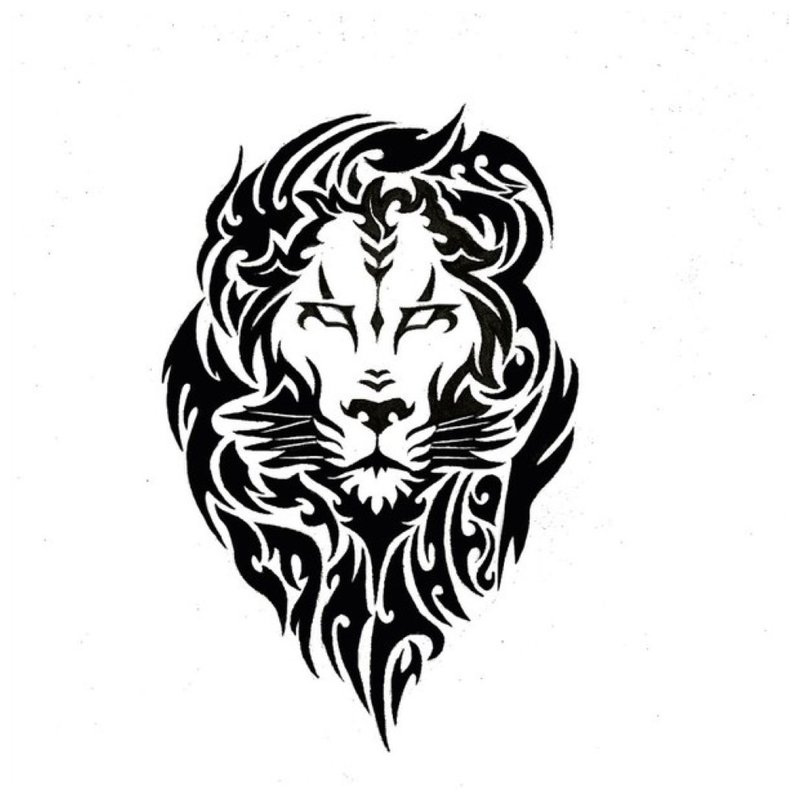 Lion - tattoo sketch