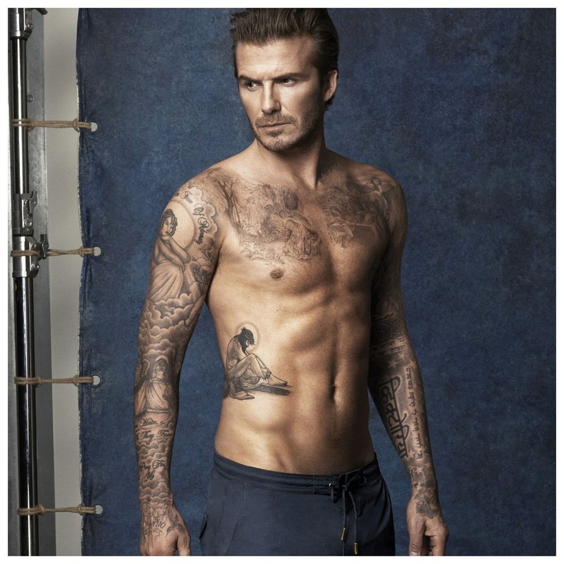 Beckham - chest tattoo